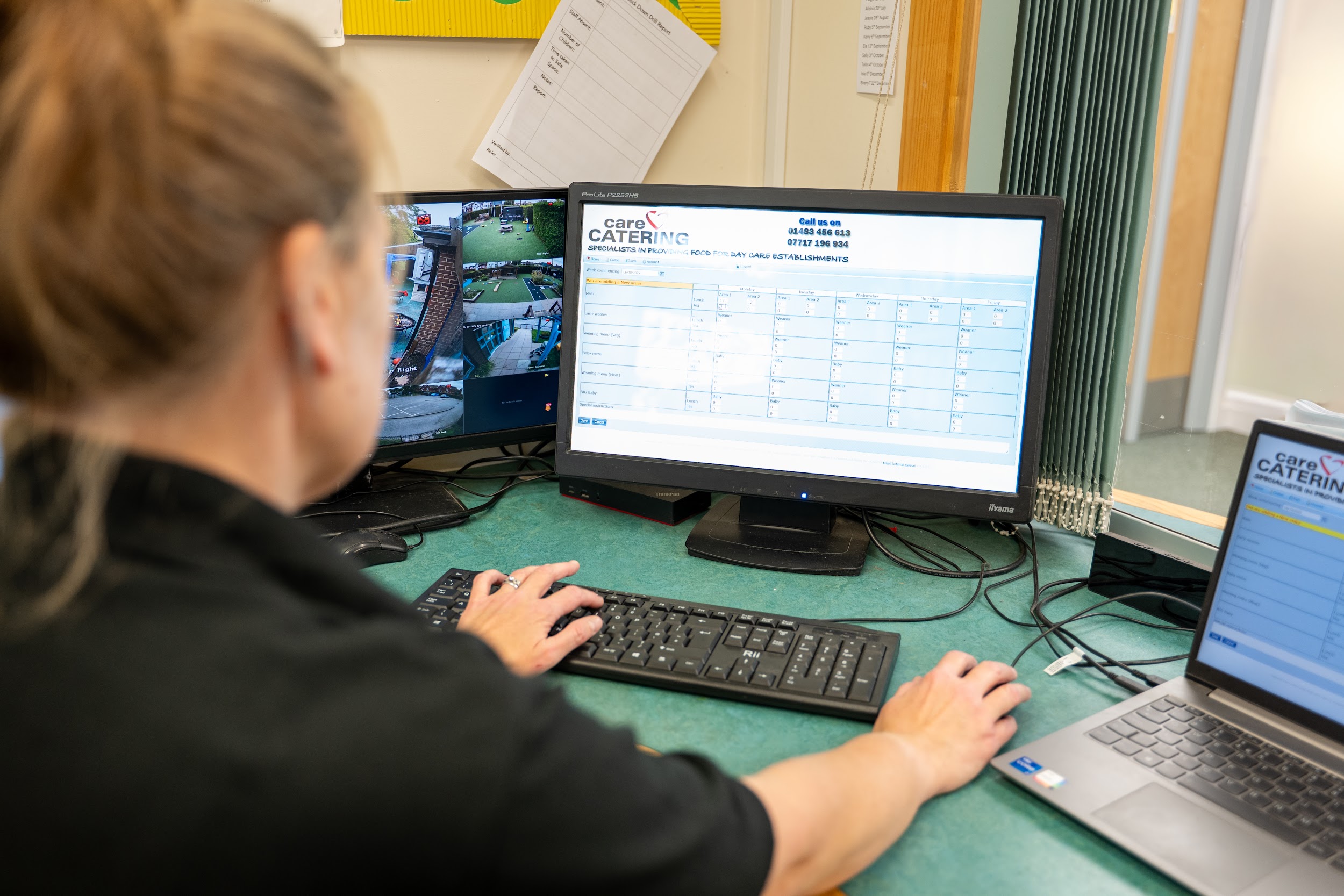 You place your weekly order